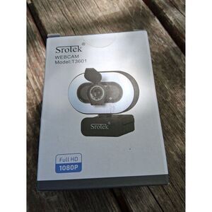Srotek Webcam Full HD 1080p Model T3601 Plug & Play Built In Mic NWT